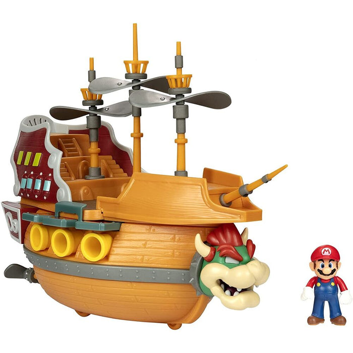 Nintendo Super Mario Deluxe Aeronave Bowser playset-5