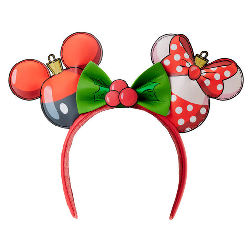 Loungefly Disney Mickey & Minnie Christmas ear headband-0