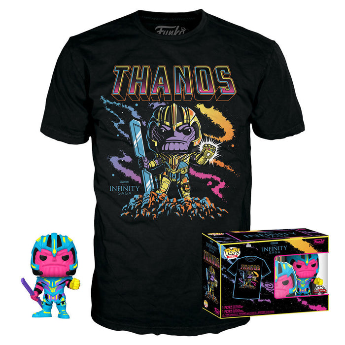 Set figure POP & Tee Marvel Infinity Saga Thanos Exclusive-0