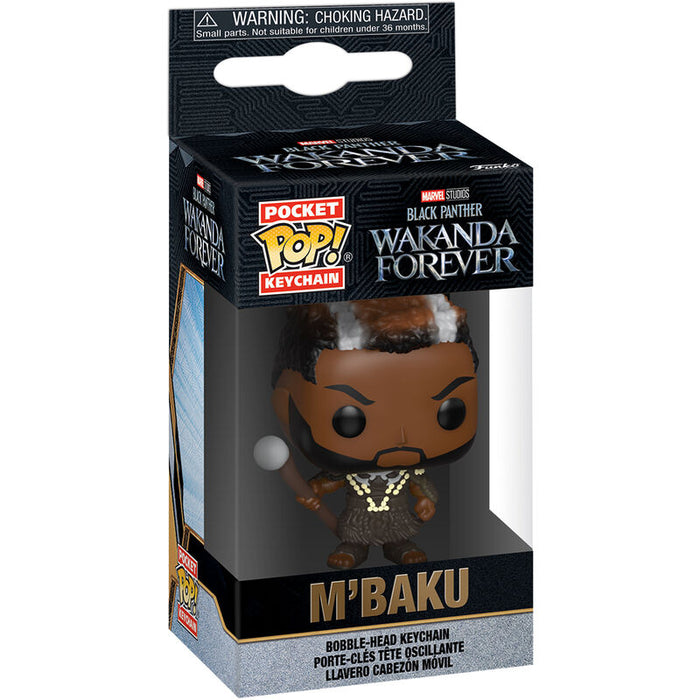 Pocket POP Keychain Marvel Black Panther Wakanda Forever M Baku-0