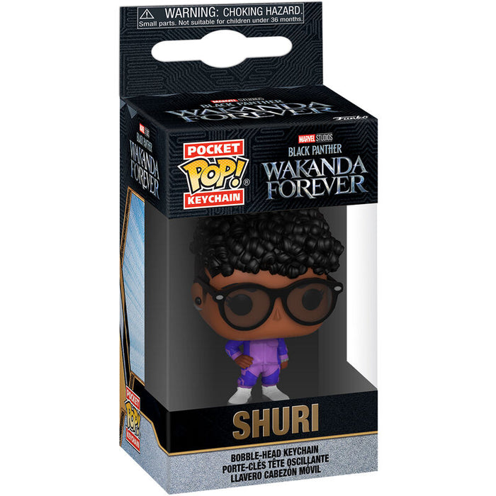 Pocket POP Keychain Marvel Black Panther Wakanda Forever Shuri-0
