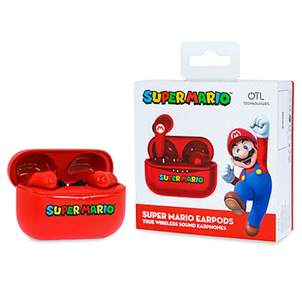 Nintendo Super Mario Red earpods-1