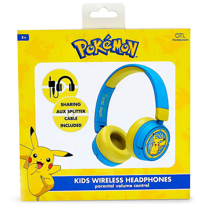 Pokemon Pikachu wireless kids headphones-3