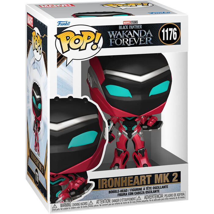 POP figure Marvel Black Panther Wakanda Forever Ironheart MK2-0