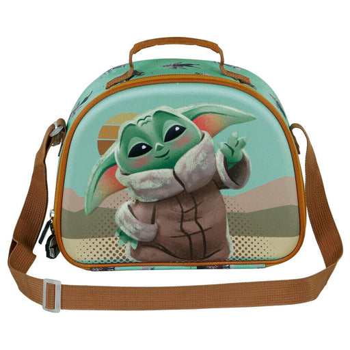 Star Wars The Mandalorian Grogu Say Hi 3D lunch bag-0