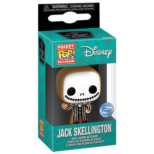 Pocket POP Keychain Disney Nightmare Before Christmas Jack Skellington Gingerbread Exclusive-0