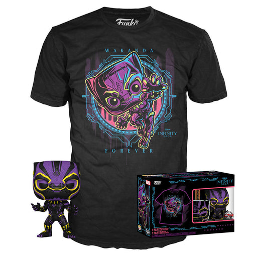 Set figure POP & Tee Marvel Wakanda Forever Black Panther Exclusive-0