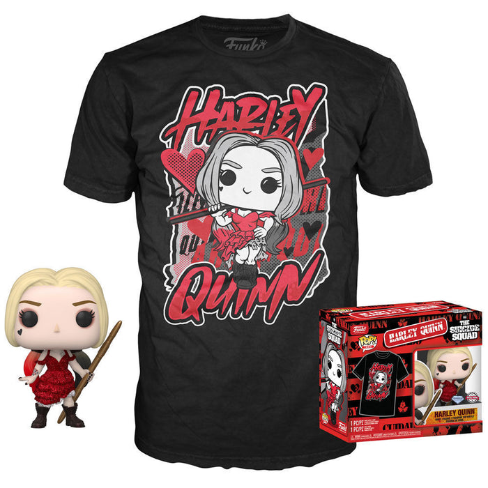 Set figure POP & Tee DC Comics Escuadron Suicida Harley Quinn-0