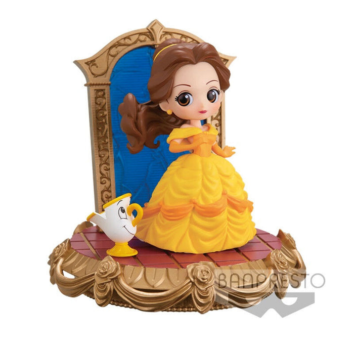 Disney Characters Stories Belle Q posket figure 8cm-5