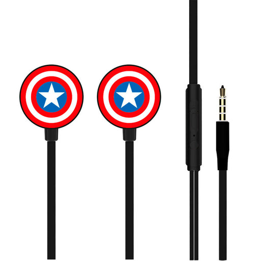 Marvel Captain America earphones-0