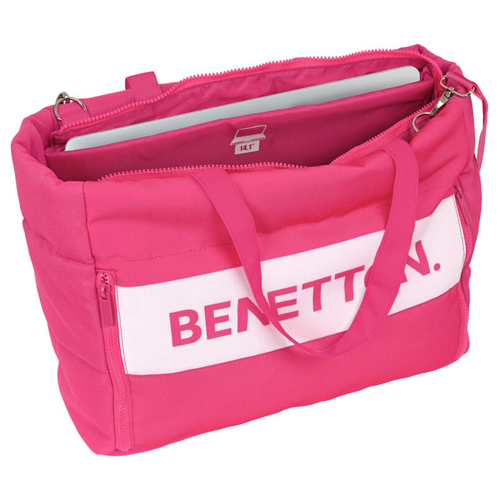 Benetton Raspberry bag-3