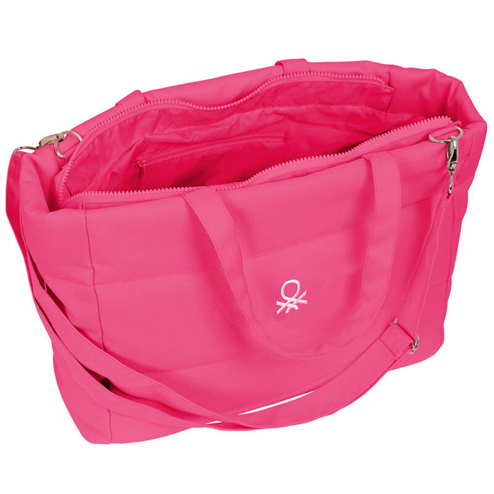 Benetton Raspberry bag-4