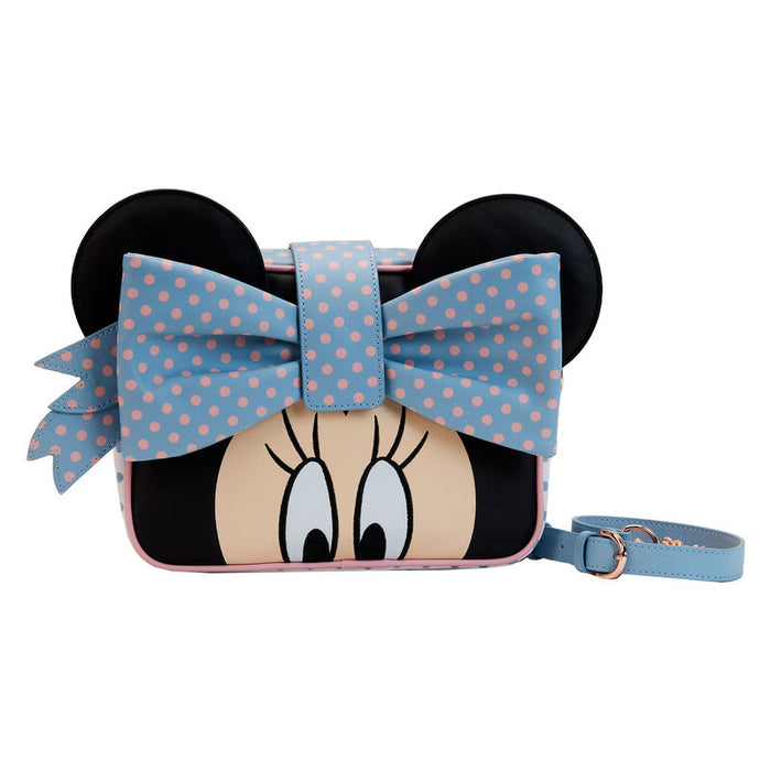 Loungefly Disney Minnie Mouse Pastel Polka Dot Crossbody bag-0