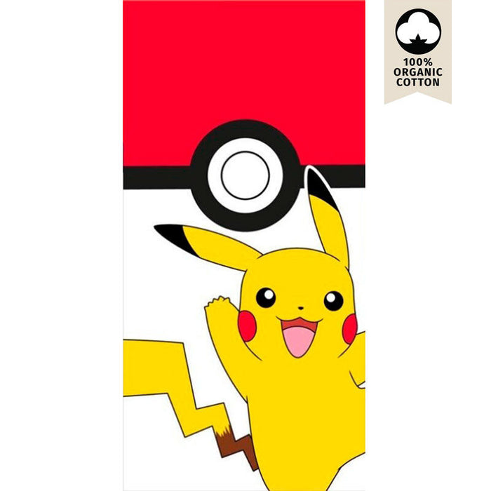 Pokemon Pikachu Pokeball beach towel cotton-0