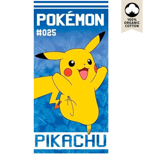 Pokemon Pikachu beach towel cotton-0