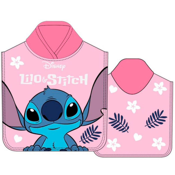 Disney Stitch microfibre poncho towel-0