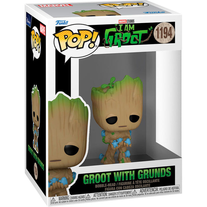 POP figure Marvel I am Groot - Groot with Grunds-0
