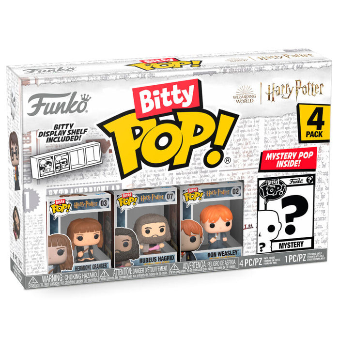 Blister 4 figures Bitty POP Harry Potter Hermione-0