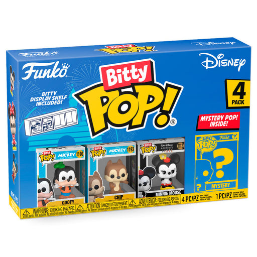 Blister 4 figures Bitty POP Disney Sorcerer Goofy-0