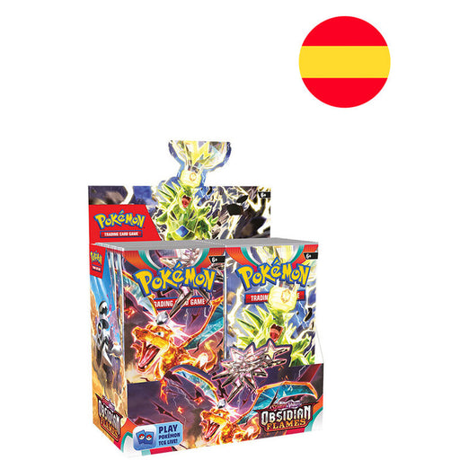 Spanish Pokemon Scarlet Violet Obsidian Flames Collectible card game envelope-1