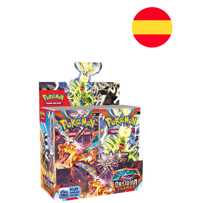 Spanish Pokemon Scarlet Violet Obsidian Flames Collectible card game envelope-1
