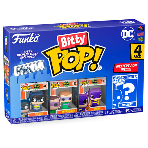 Blister 4 figures Bitty POP DC Comics Batman Adam West-0