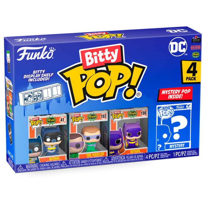 Blister 4 figures Bitty POP DC Comics Batman Adam West-0