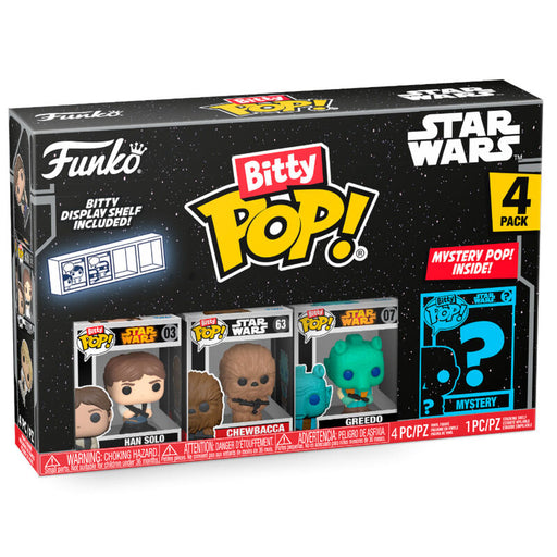 Blister 4 figures Bitty POP Sar Wars Han Solo-0
