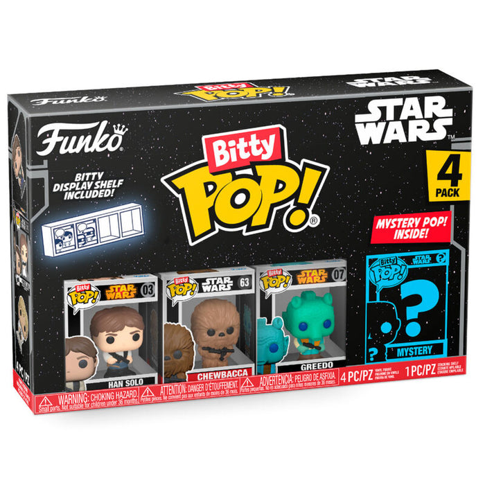 Blister 4 figures Bitty POP Sar Wars Han Solo-0