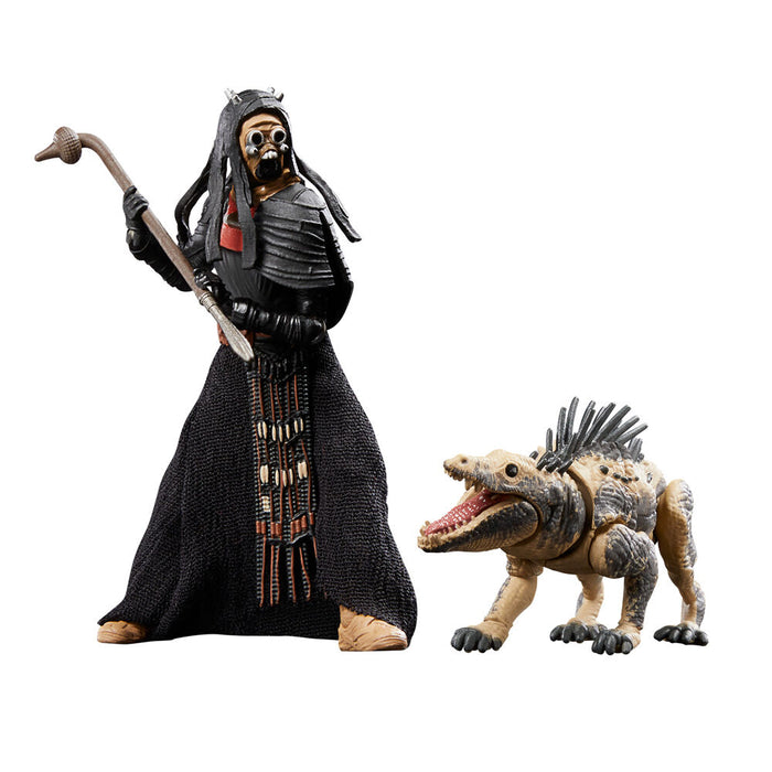 Star Wars The Book of Boba Fett Tusken Warrior & Massiff figures 9,5cm-0