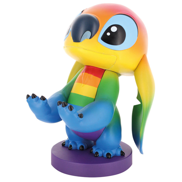 Disney Stitch Rainbow figure clamping bracket Cable guy 20cm-8