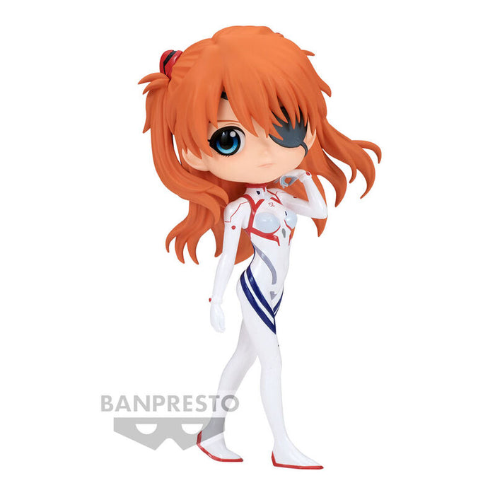 Evangelion 3.0 Asuka Shikinami Langley Plugsuit Style Ver. B Q posket figure 14cm-0