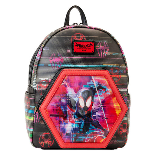 Loungefly Marvel Spiderman Across the Spider-Verse Lenticular backpack 27cm-0