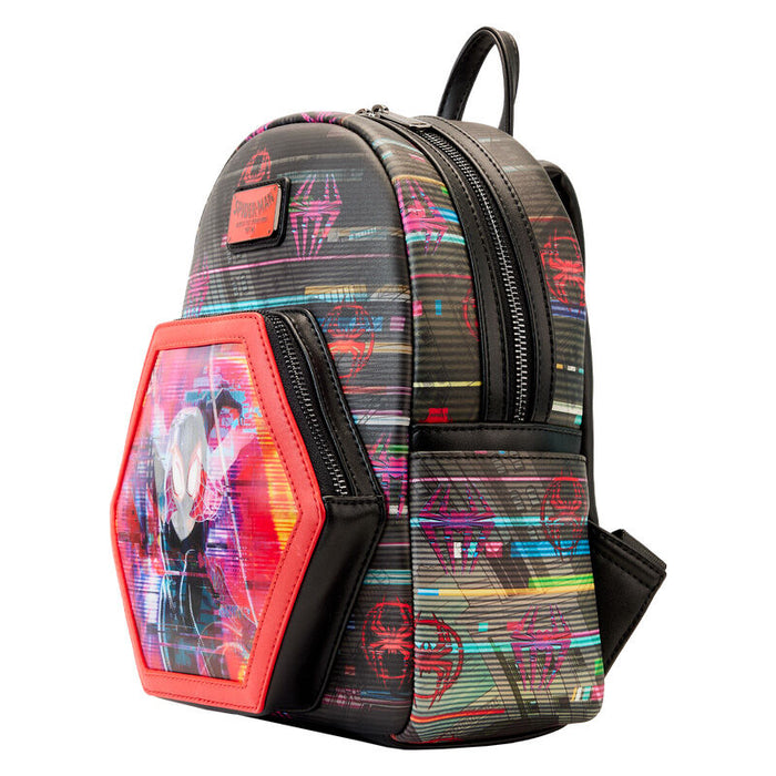 Loungefly Marvel Spiderman Across the Spider-Verse Lenticular backpack 27cm-2