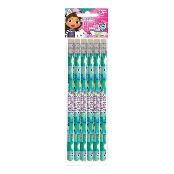 Gabbys Dollhouse 6 pencils set-0