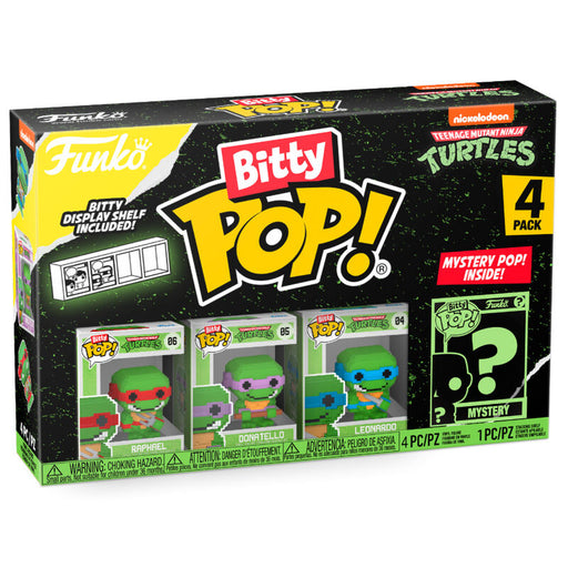 Blister 4 figures Bitty POP Teenage Mutant Ninja Turtles Bit-0