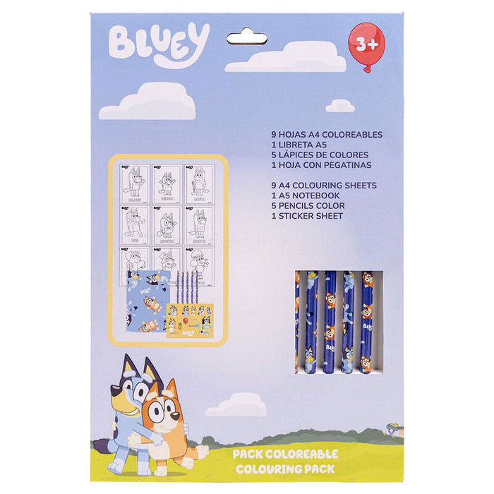 Bluey Colouring stationery set-1