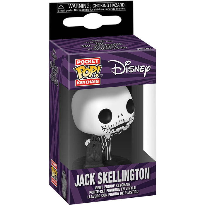 Pocket POP Keychain Disney Nightmare Before Christmas 30th Anniversary Jack Skellington-0