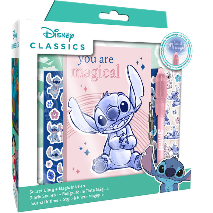 Disney Stitch secret diary + magic pen-2