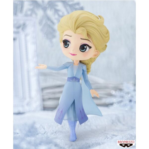 Disney Characters Frozen 2 Elsa Ver.A Q posket figure 14cm-4