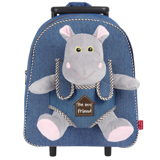 Holly Hypopotamo Trolley with plush toy 38cm-0
