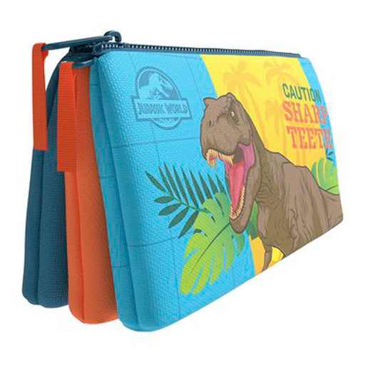 Jurassic World pencil case triple-0
