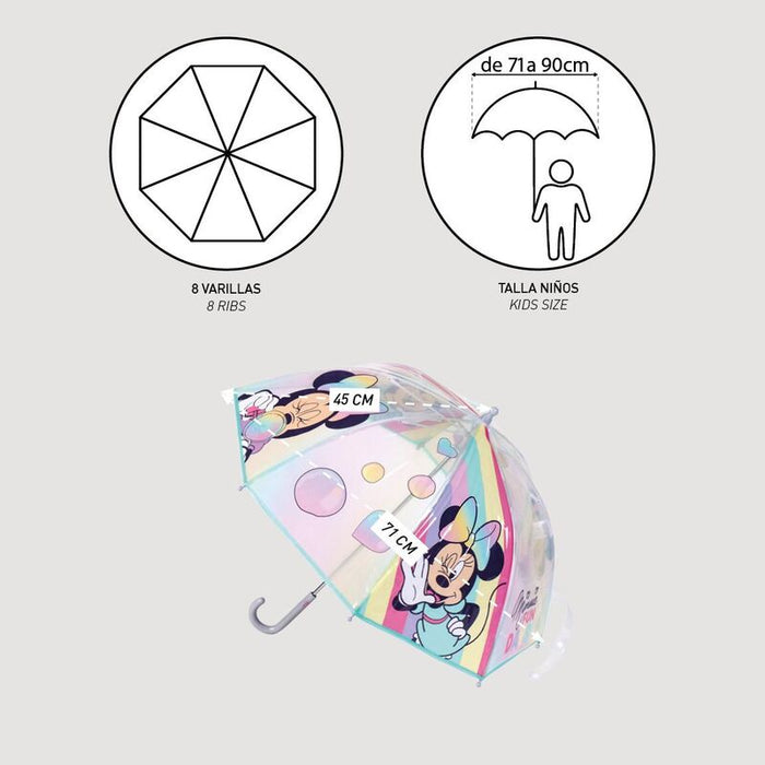Disney Minnie bubble manual umbrella 45cm-2