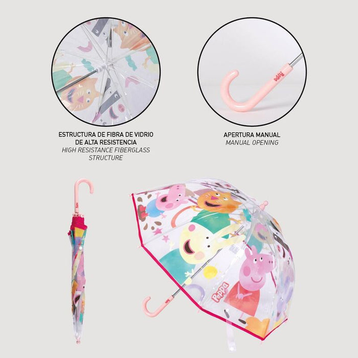 Peppa Pig bubble manual umbrella 45cm-4