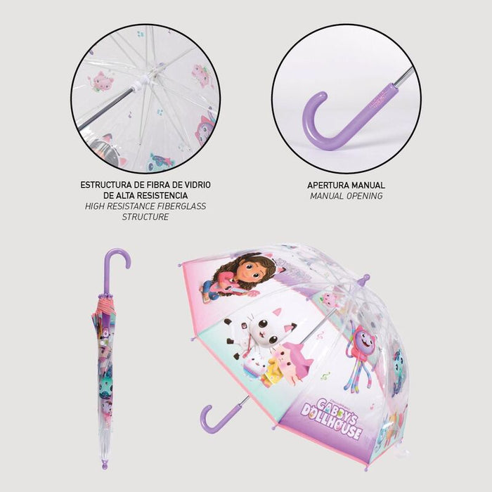 Gabbys dolls house bubble manual umbrella 45cm-3