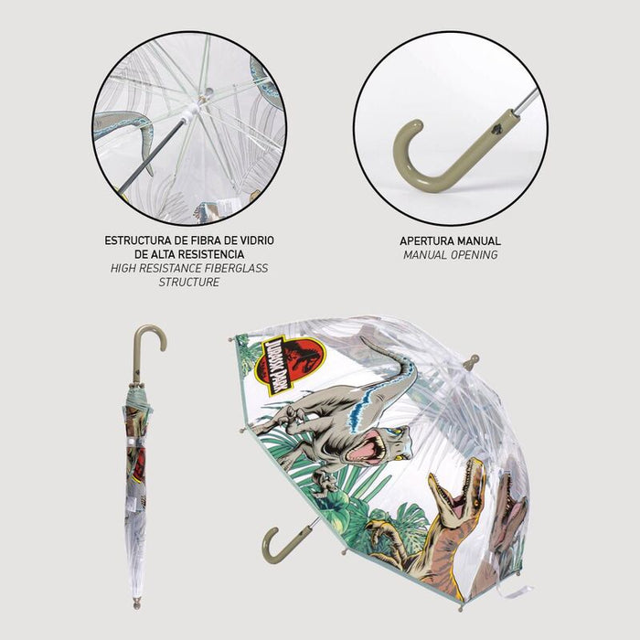 Jurassic Park bubble manual umbrella 45cm-3