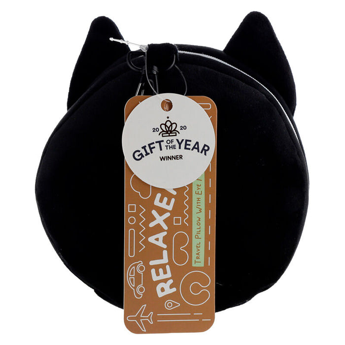 Relaxeazzz Fine feline cat travel pillow eye mask-2