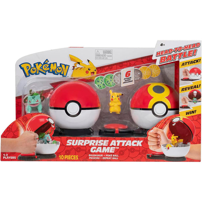 Pokemon Pikachu vs Bulbasaur attack game-3
