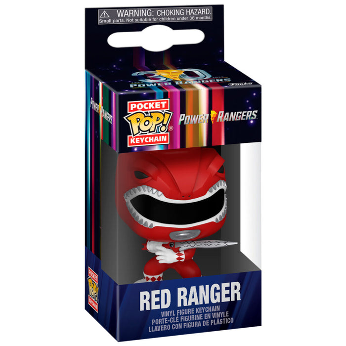 Pocket POP Keychain Power Rangers 30th Anniversary Red Ranger-1