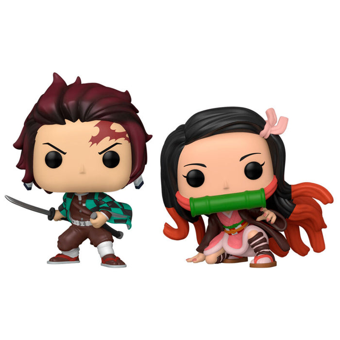 POP pack 2 figures Demon Slayer Kimetsu no Yaiba Tanjiro & Nezuko Exclusive-1